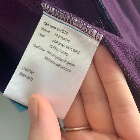 Firefly L Spring/Fall Cavelle Purple & Blue Jacket - Picture 4 of 7